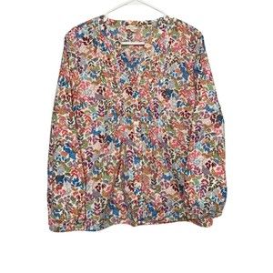 Talbot Small Multicolor Floral Button Down